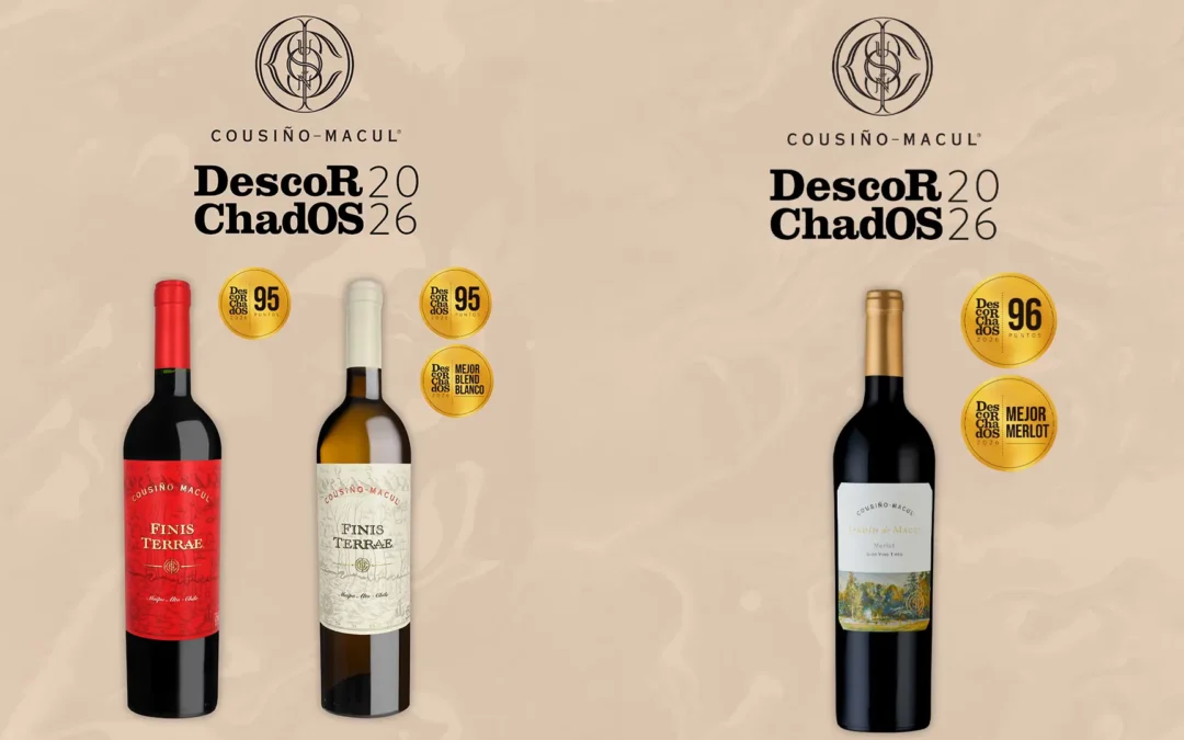 Viña Cousiño Macul obtuvo destacados reconocimientos en la Guía Descorchados 2026