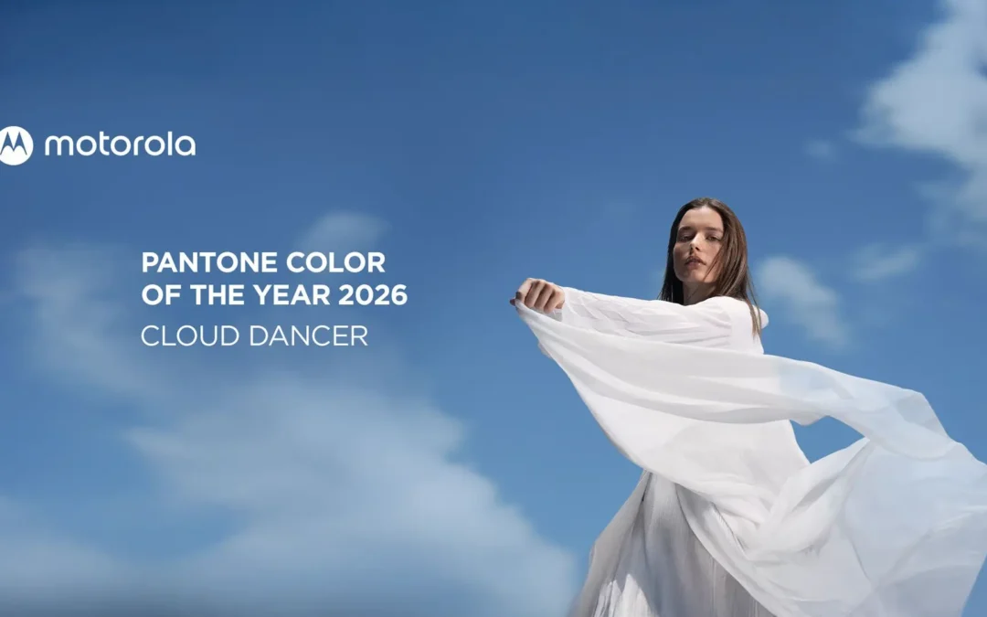 Motorola y Pantone celebran el Pantone Color of the Year 2026: Cloud Dancer