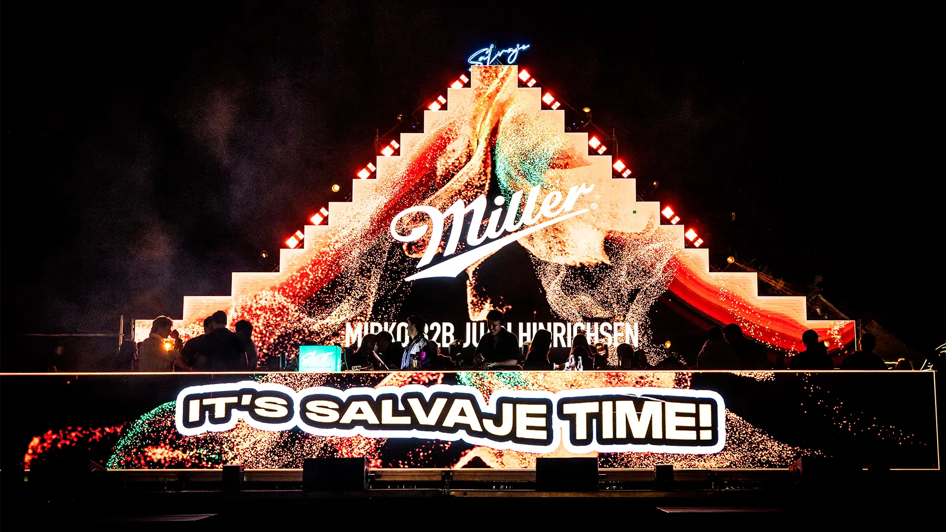 Cerveza Miller y Salvaje Experience refrescaron el verano con exitosa fiesta en Maitencillo