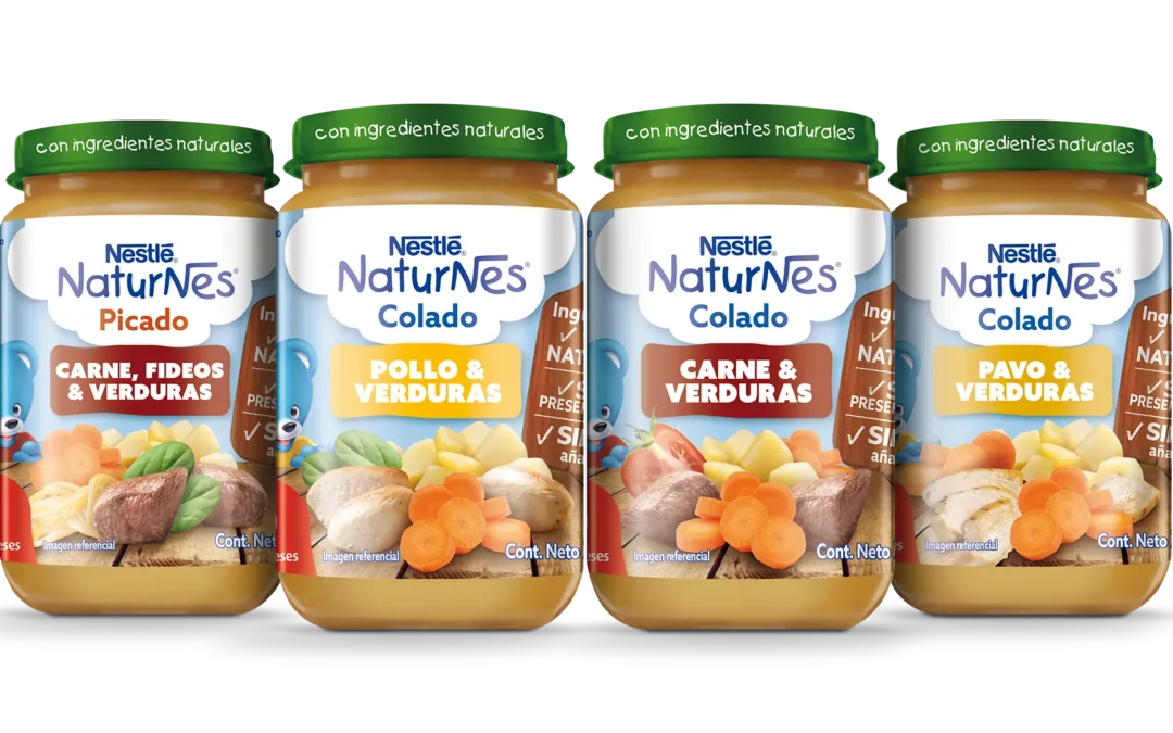 Colados y picados de Nestlé Naturnes: Hechos con ingredientes 100% naturales