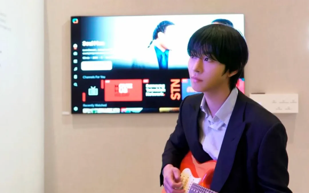 Actor y embajador de Samsung TV Ahn Hyo-seop vivió la experiencia en CES