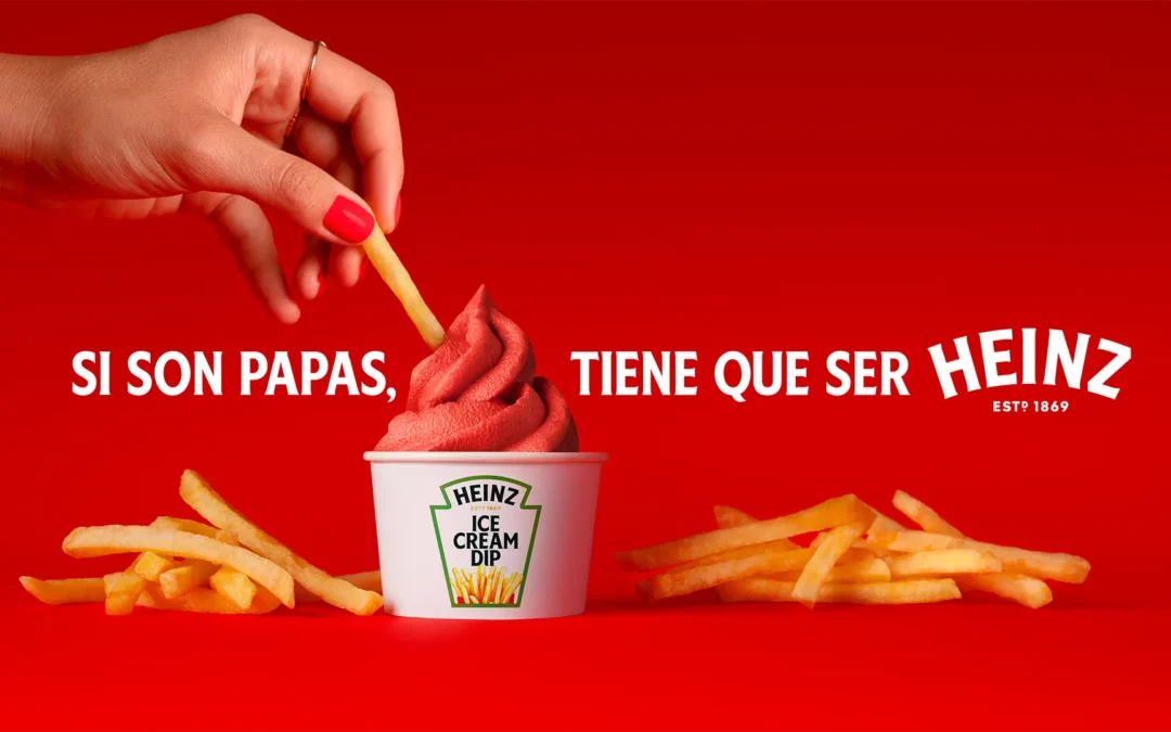 El nuevo helado de Heinz: Ideal para untar papas fritas