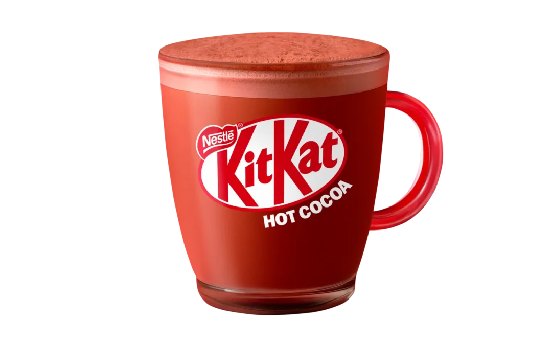 Kit Kat lanzó bebida caliente en máquinas Nescafé: nuevo chocolate líquido para disfrutar al paso