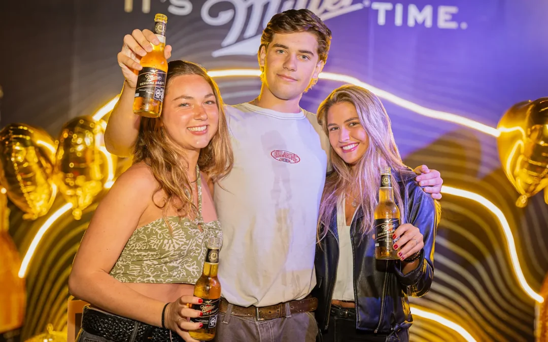 Las espectaculares fiestas de cerveza Miller llegaron por primera vez al sur