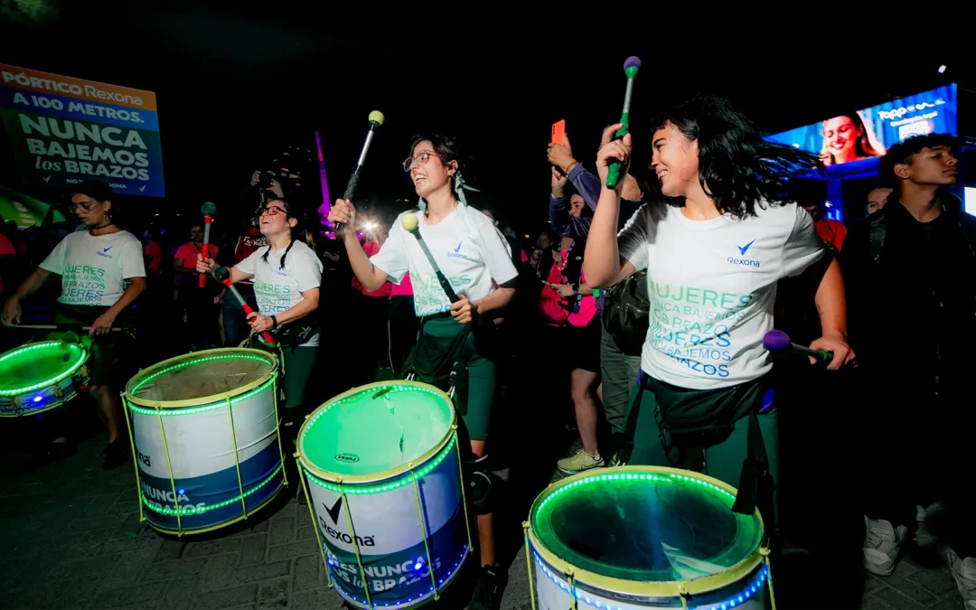 Rexona acompañó a las mujeres en la Women’s Night Out con su innovador All Body Deo