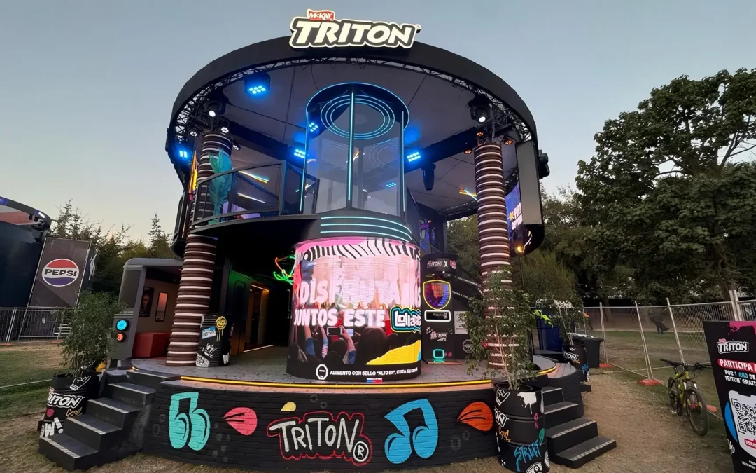 Triton llega a Lollapalooza Chile con transmisiones por streaming junto a Estudios Neverland