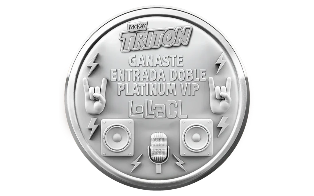 Triton reactiva la fiebre de los tazos con pases diarios dobles a Lollapalooza Chile