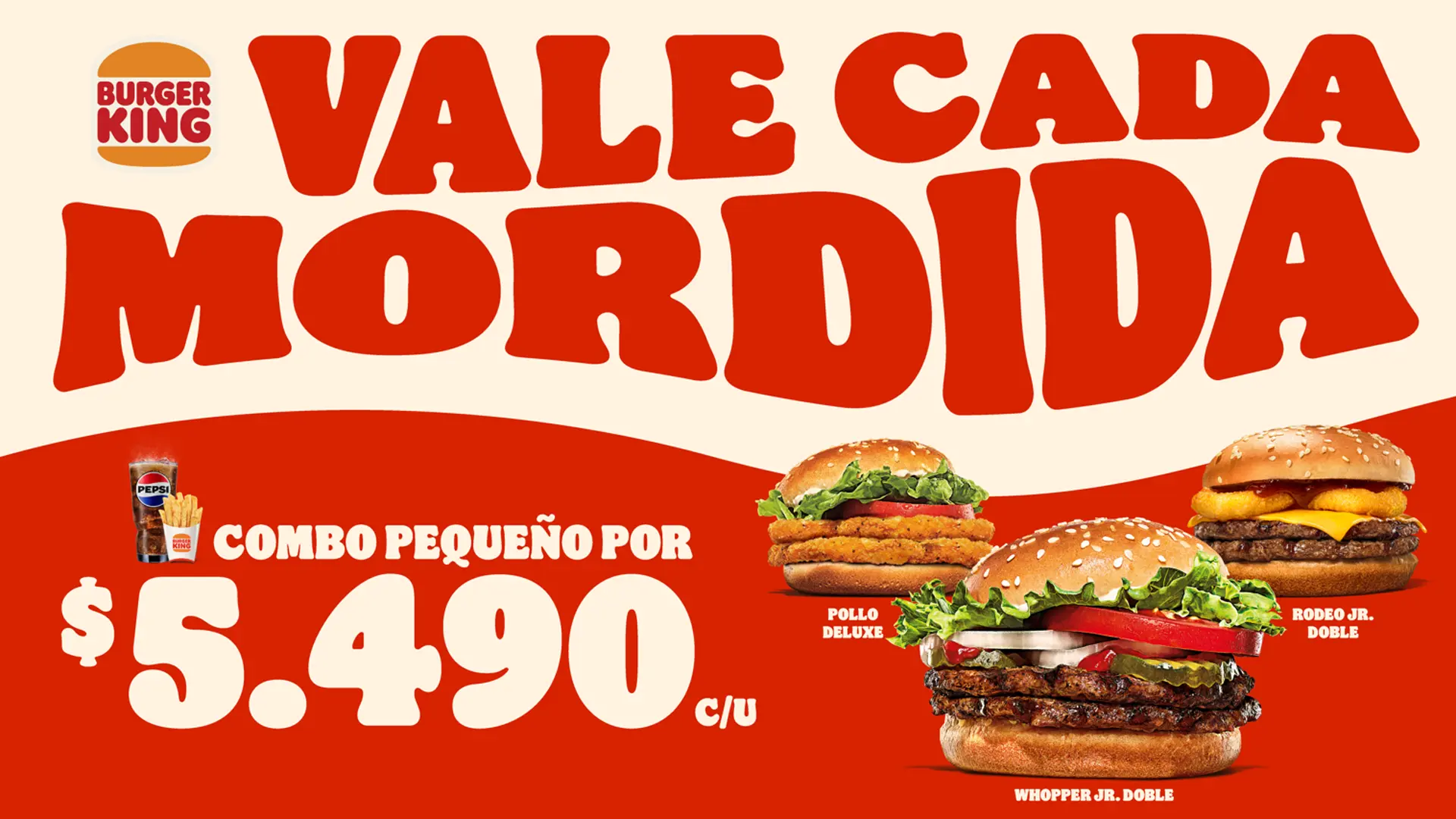 Burger King Chile presenta su nueva campaña “Vale Cada Mordida”