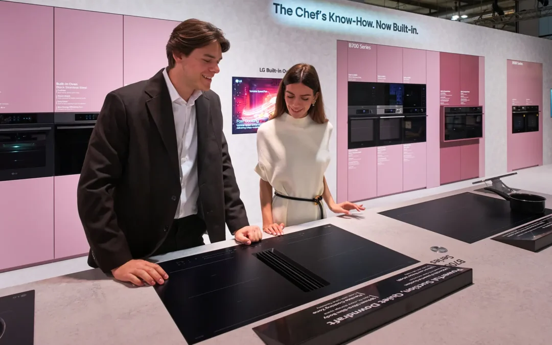 Hornos con IA: LG lanza línea de electrodomésticos empotrables que reconocen ingredientes y sugieren ajustes de cocción