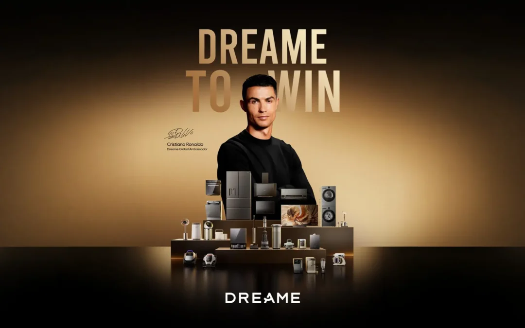 Una alianza poderosa: Dreame Technology presentó a Cristiano Ronaldo como su nuevo Embajador Global de Marca