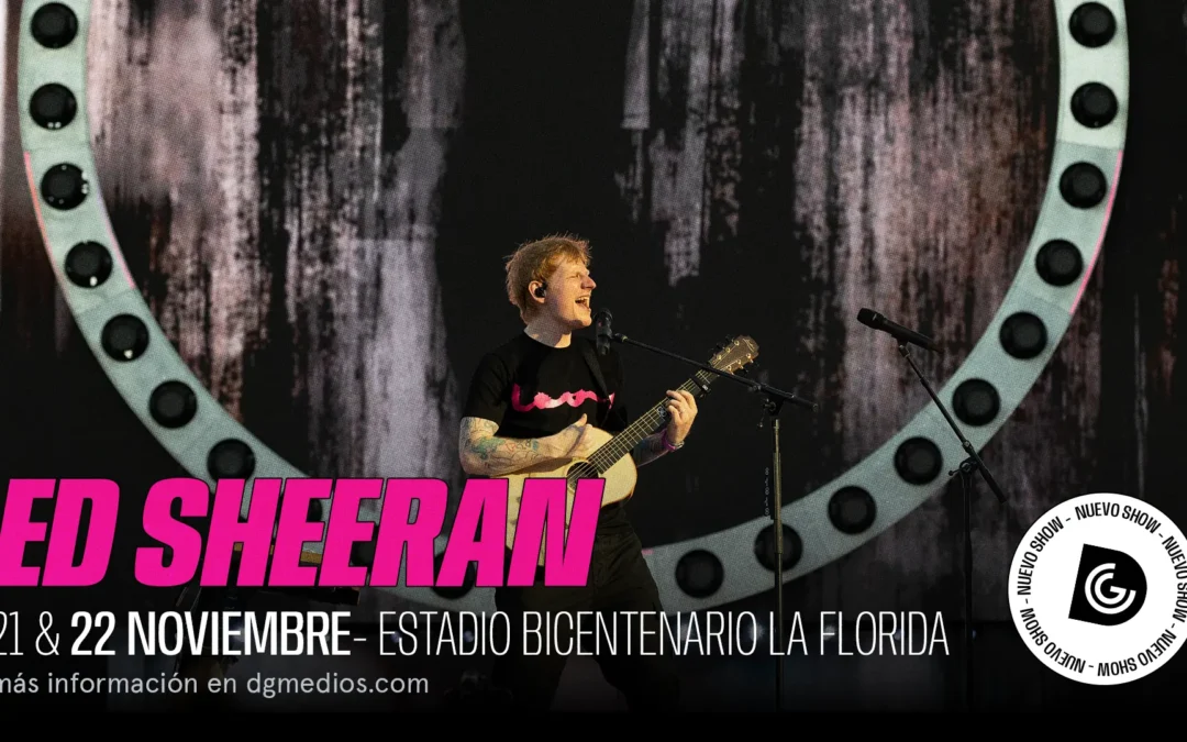 Ed Sheeran en Chile 2026: agota entradas y suma segunda fecha junto a FINNEAS