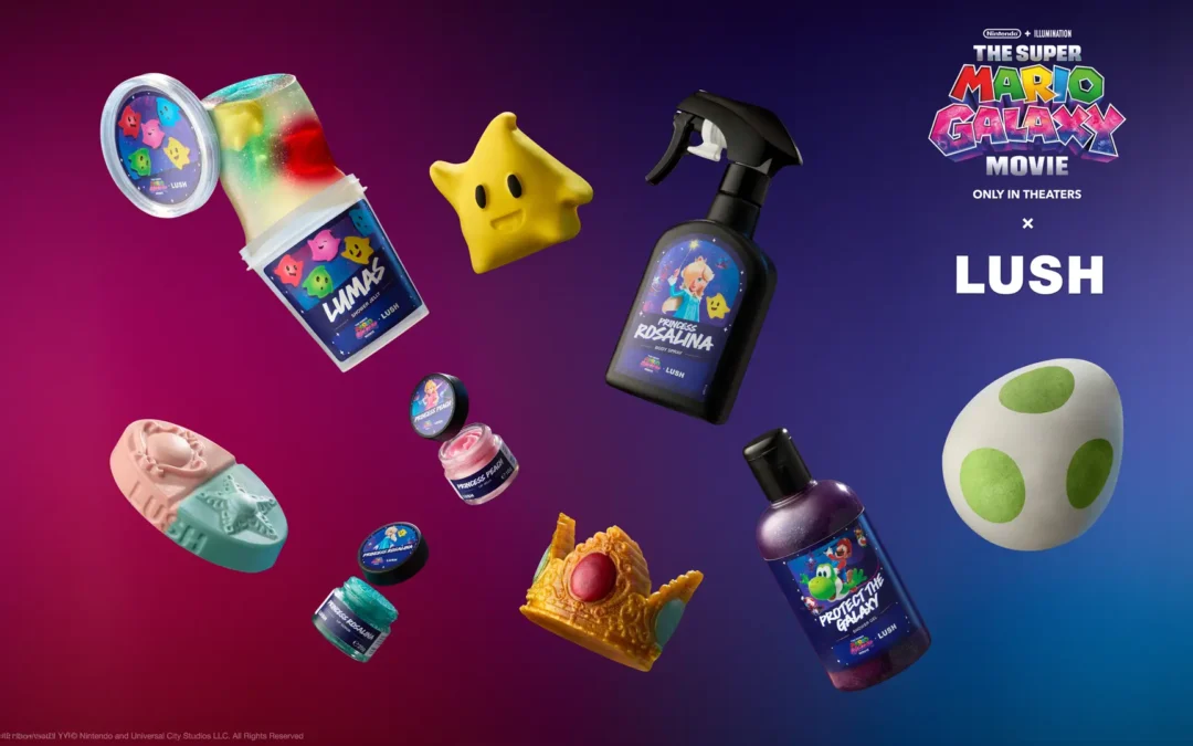 Lush lanzó colección inspirada en la película Super Mario Galaxy