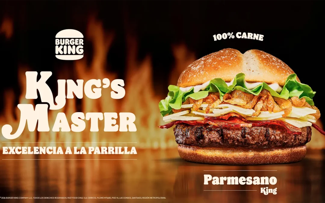 Burger King refuerza su categoría gourmet con el lanzamiento de la nueva “King Master Parmesano”
