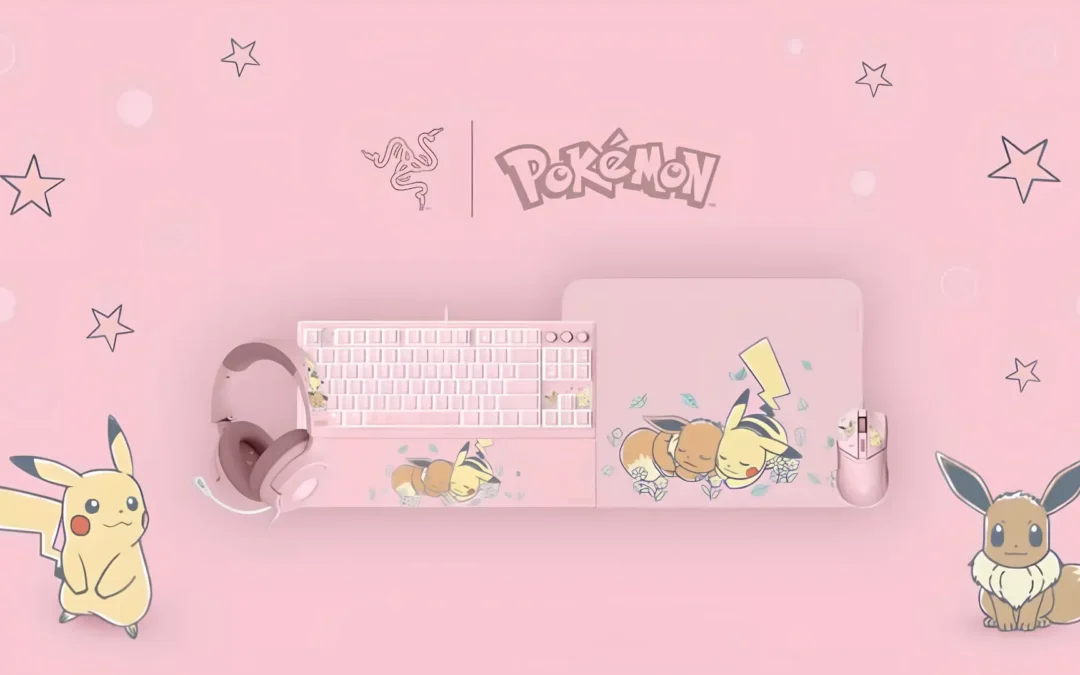 Razer anunció colección de periféricos inspirada en Pikachu y Eevee