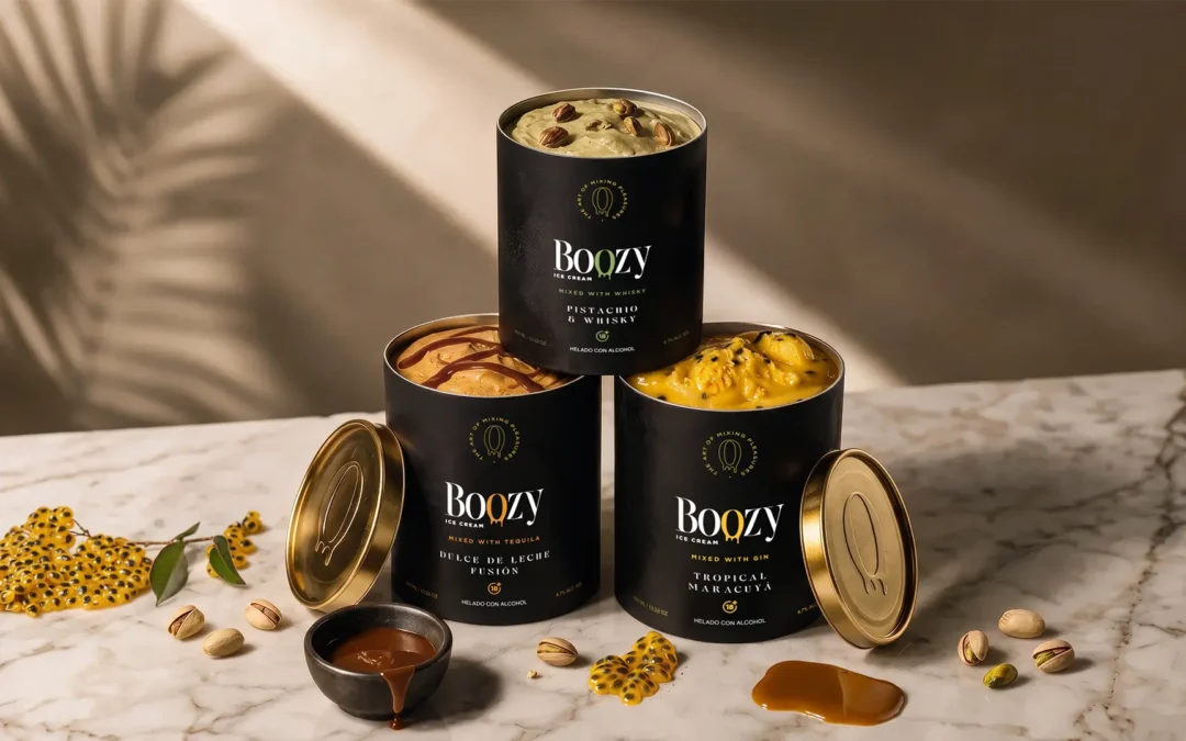 Del bar al freezer: Boozy Ice Cream presenta el primer cóctel helado del mercado