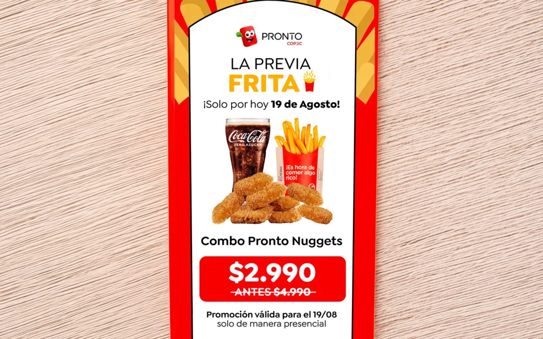Día de la Papa Frita: Pronto Copec celebra con papas a $1.000
