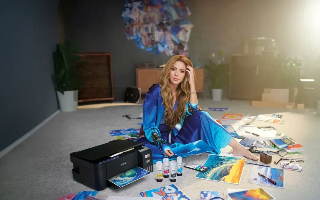 Epson y Shakira sorprenden con nueva generación de impresoras EcoTank: más rápidas, compactas e inteligentes