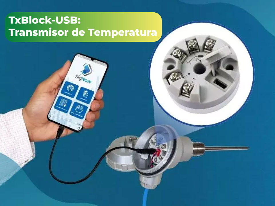 TxBlock-USB: Transmisor de Temperatura Fiable y Versátil para la Industria Peruana