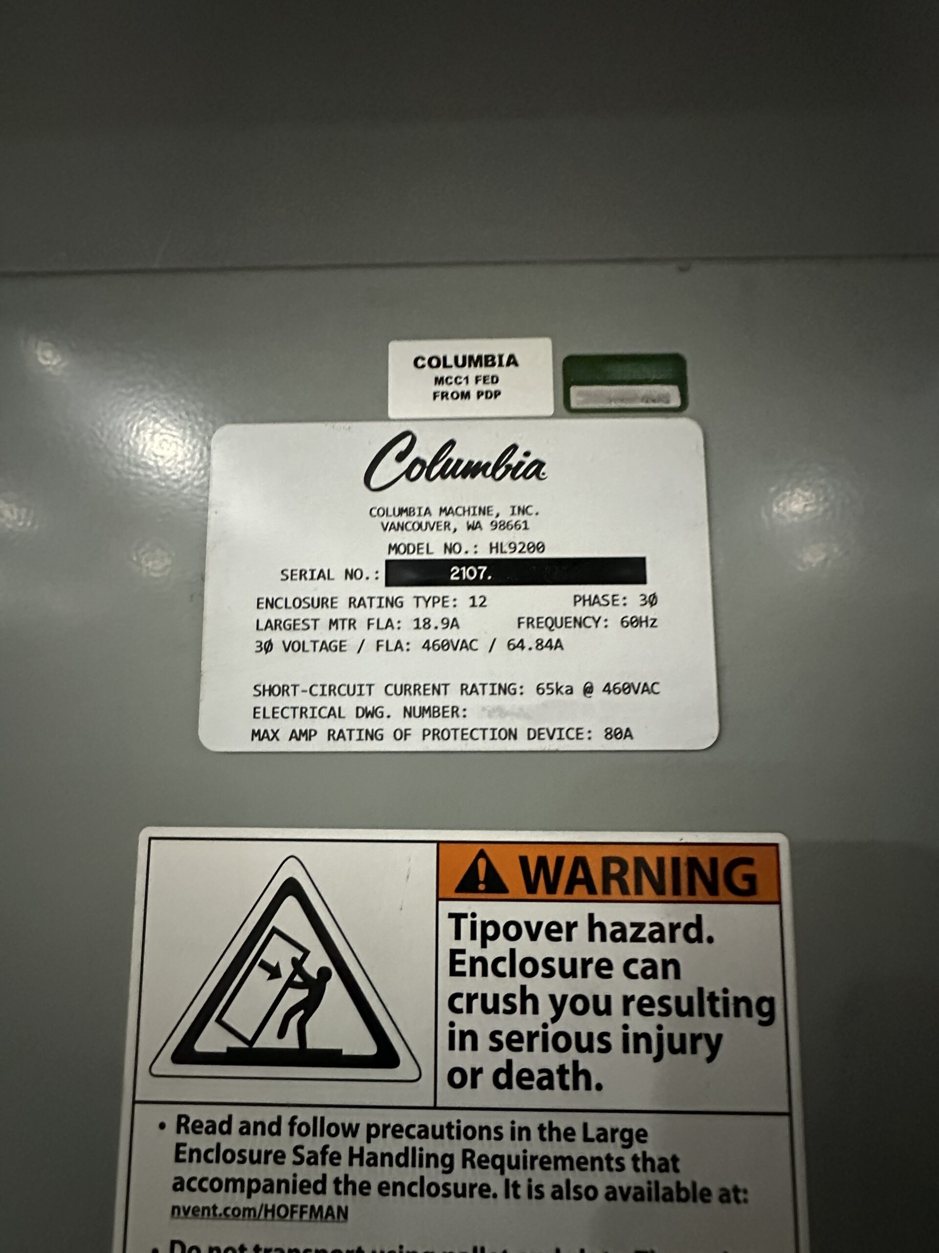 Columbia HL9200 High Level Case Palletizer - Image 19