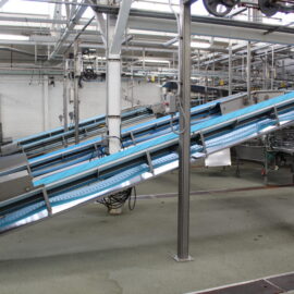 Inclined Hopper Infeed Belt Conveyor