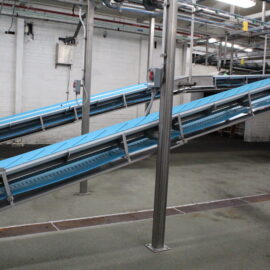 Inclined Hopper Infeed Belt Conveyor