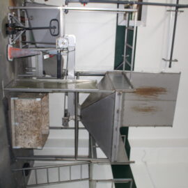 Receiving Bin Dumper Hopper and Metering Belt Conveyor