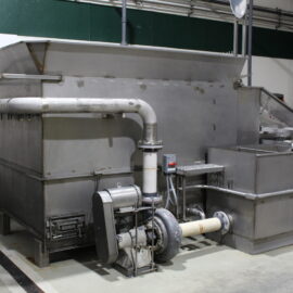 Apple Receiving Bin Dump Flume