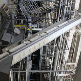 Incline Flighted Conveyor