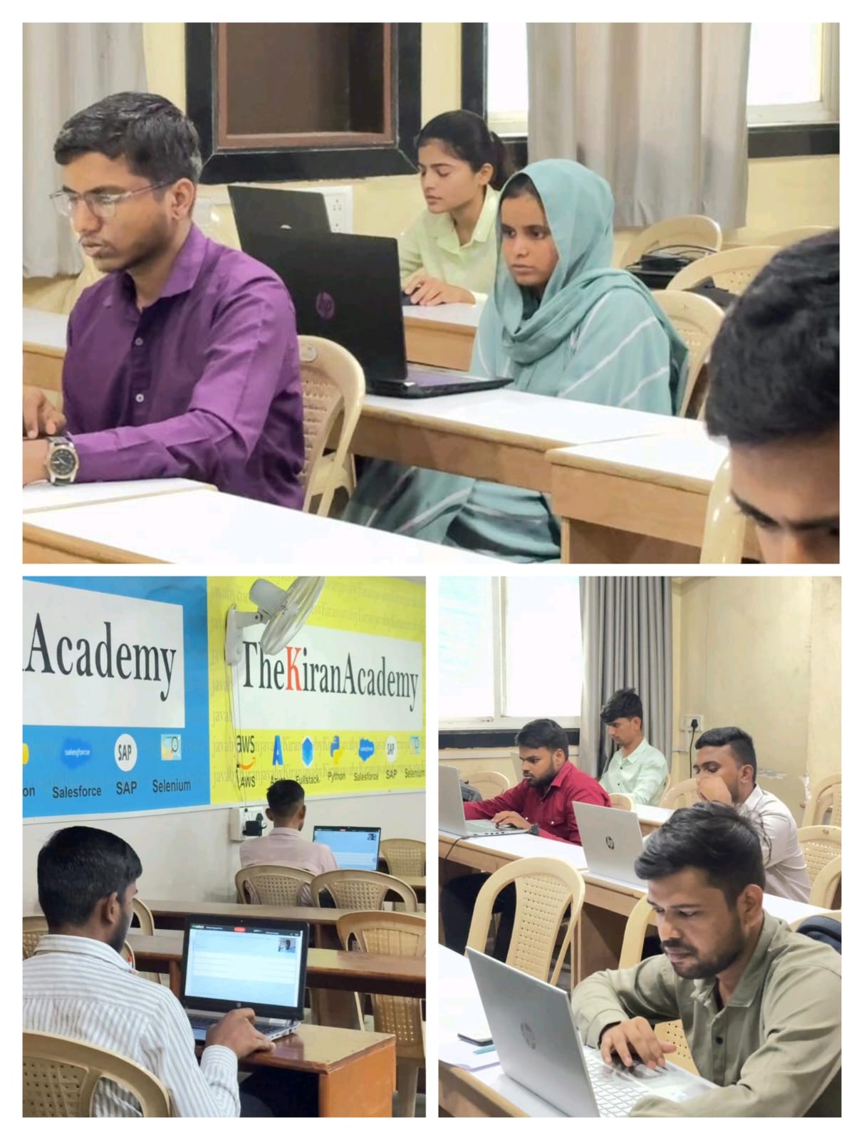 Students at The Kiran Academy classroom