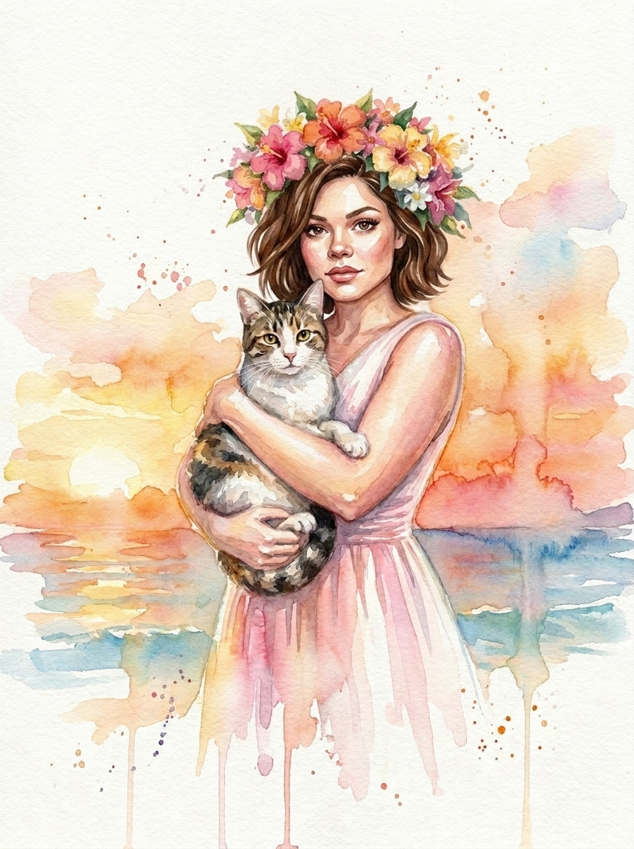 Minimalist Watercolor Painting