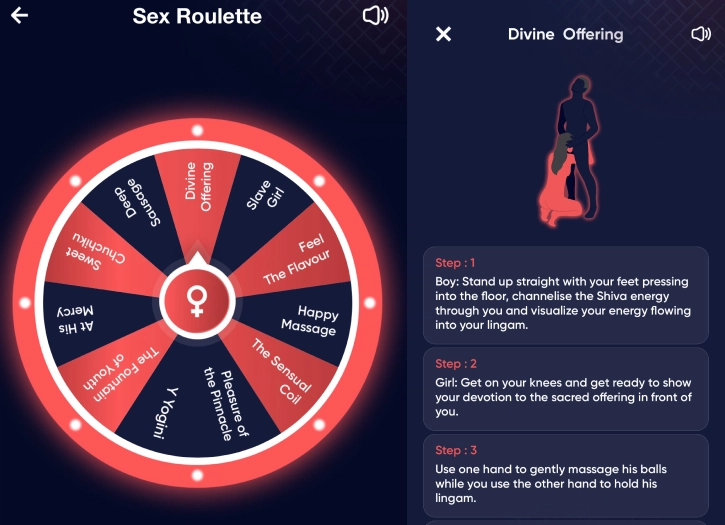 Sexy Tasks on Sex Roulette