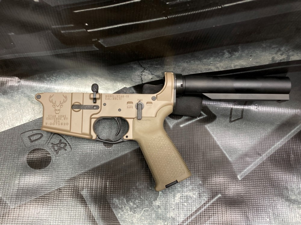 Stag-15 complete FDE lower receiver 5.5# trigger