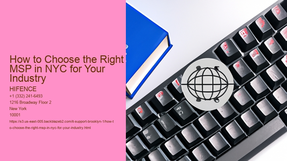 How to Choose the Right MSP in NYC for Your Industry