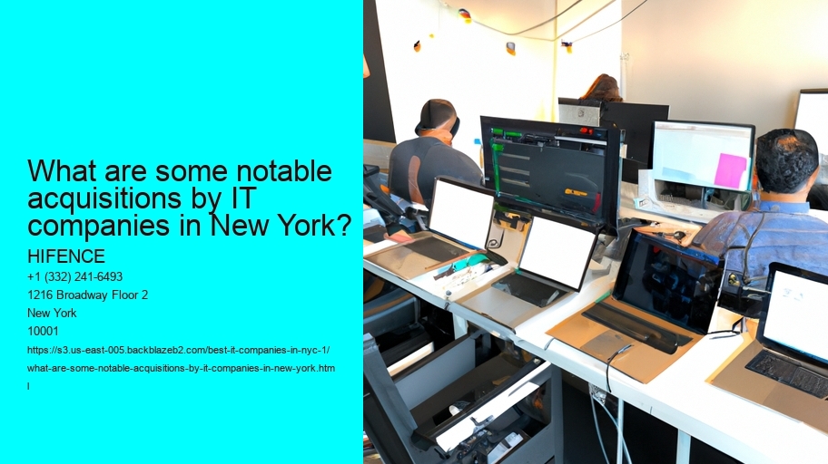 What are some notable acquisitions by IT companies in New York?