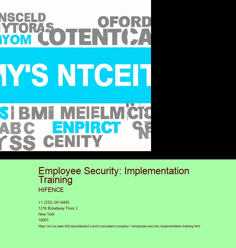 Employee Security: Implementation Training