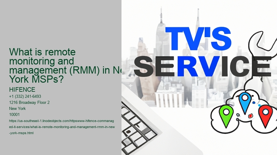 What is remote monitoring and management (RMM) in New York MSPs?