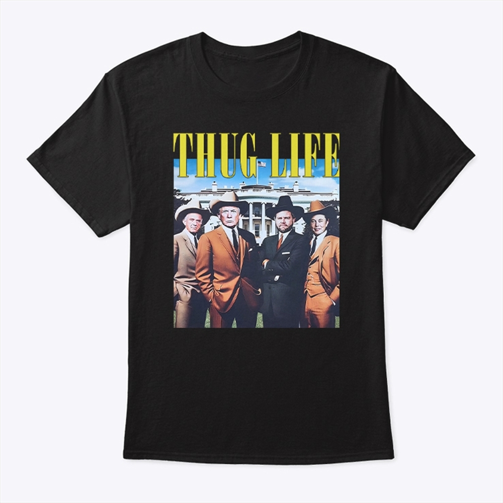 Trump Jd Vance Elon Musk Robert F Kennedy Jr Friends Thug Life Shirt Trending Shirt 