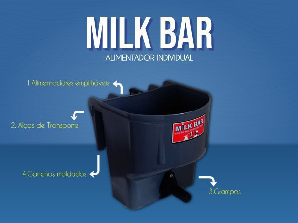 Alimentador Individual Milk Bar