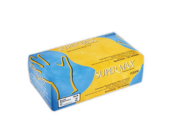 Luva Latex Supermáx (P, M e G)