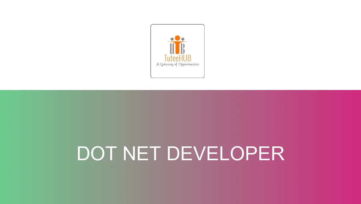 Dot Net Developer