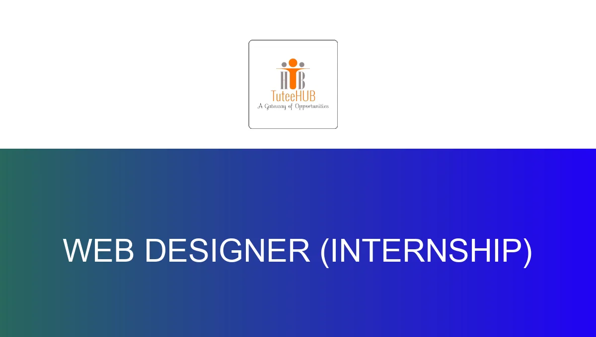 Web Designer (Internship)