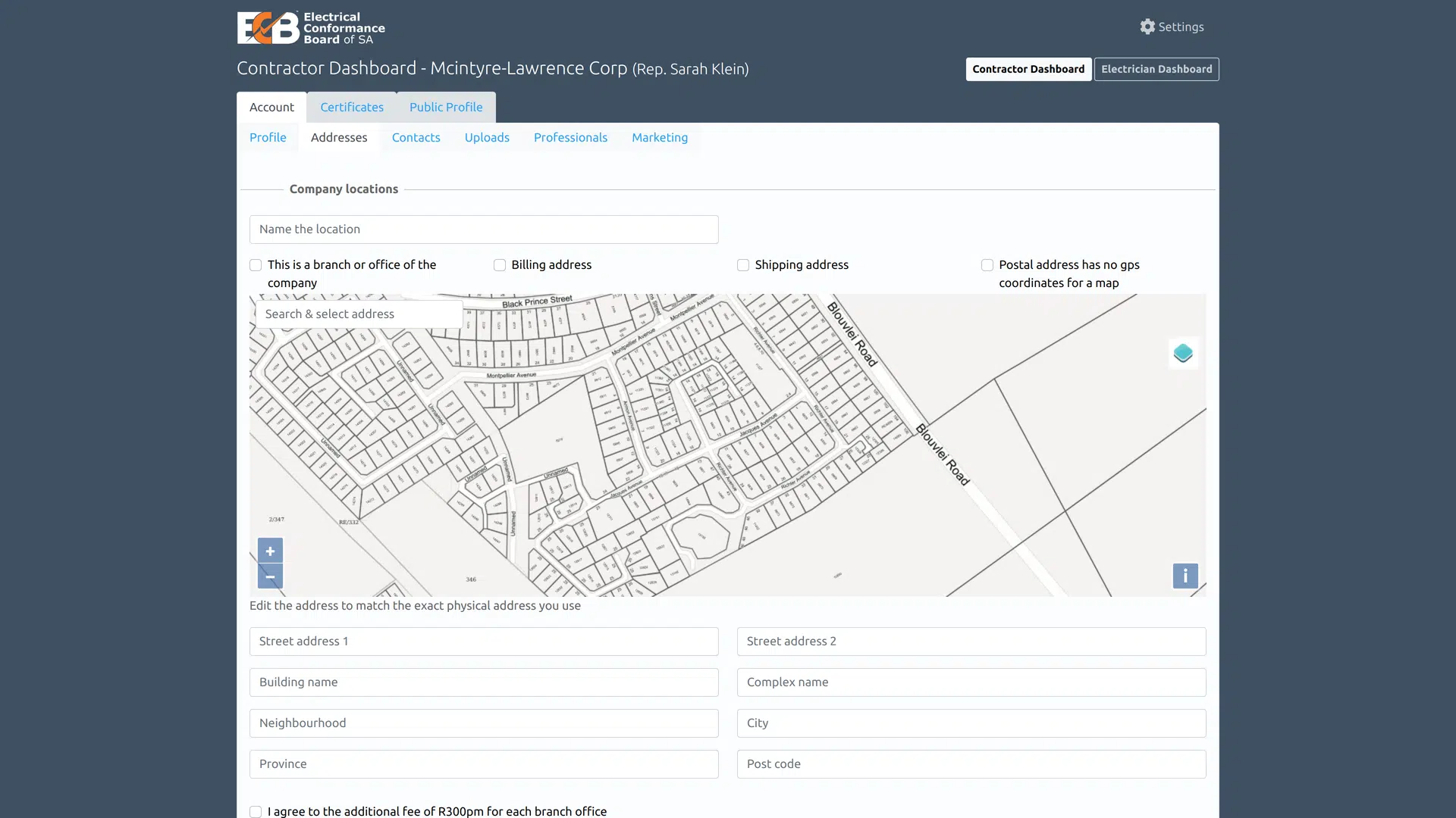 Companies Dashboard - Offices