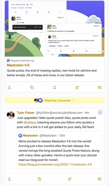 Posted media