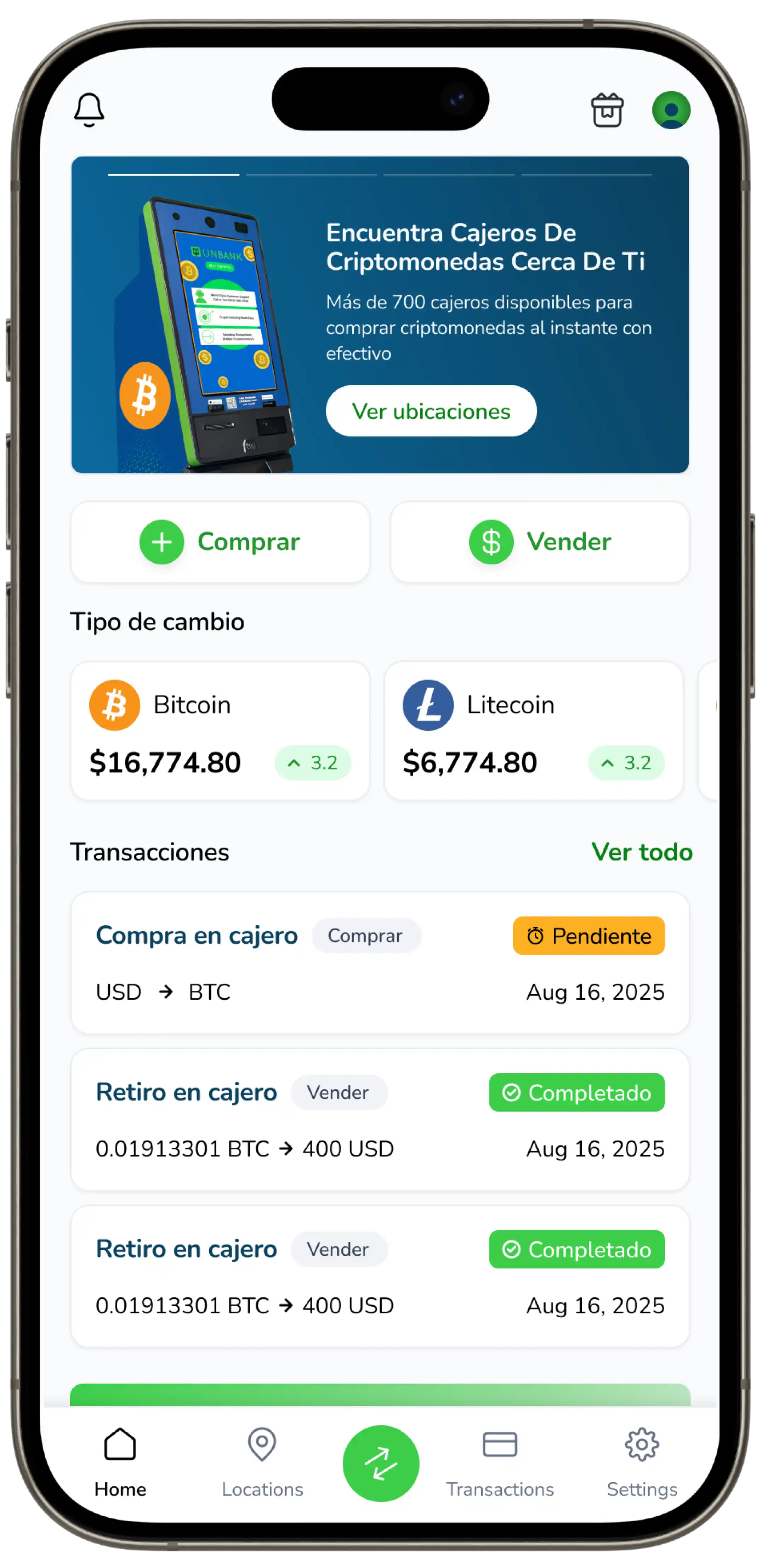 Regístrate ahora con Unbank