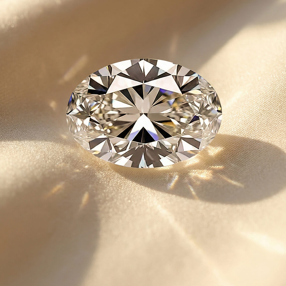 Oval Lab-diamond