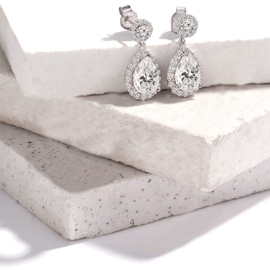 Pear shaped earrings