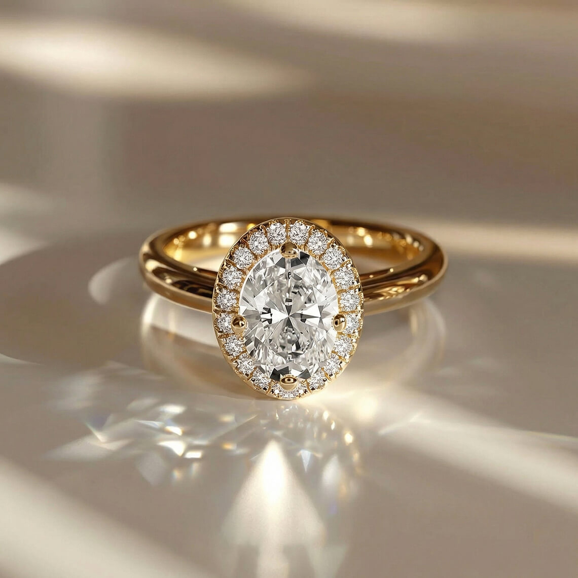halo engagement rings