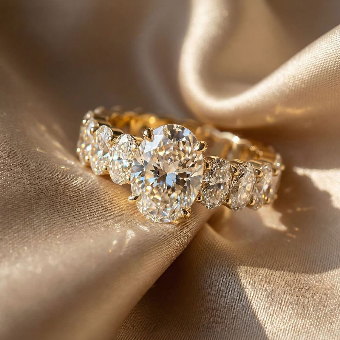 side stone engagement rings