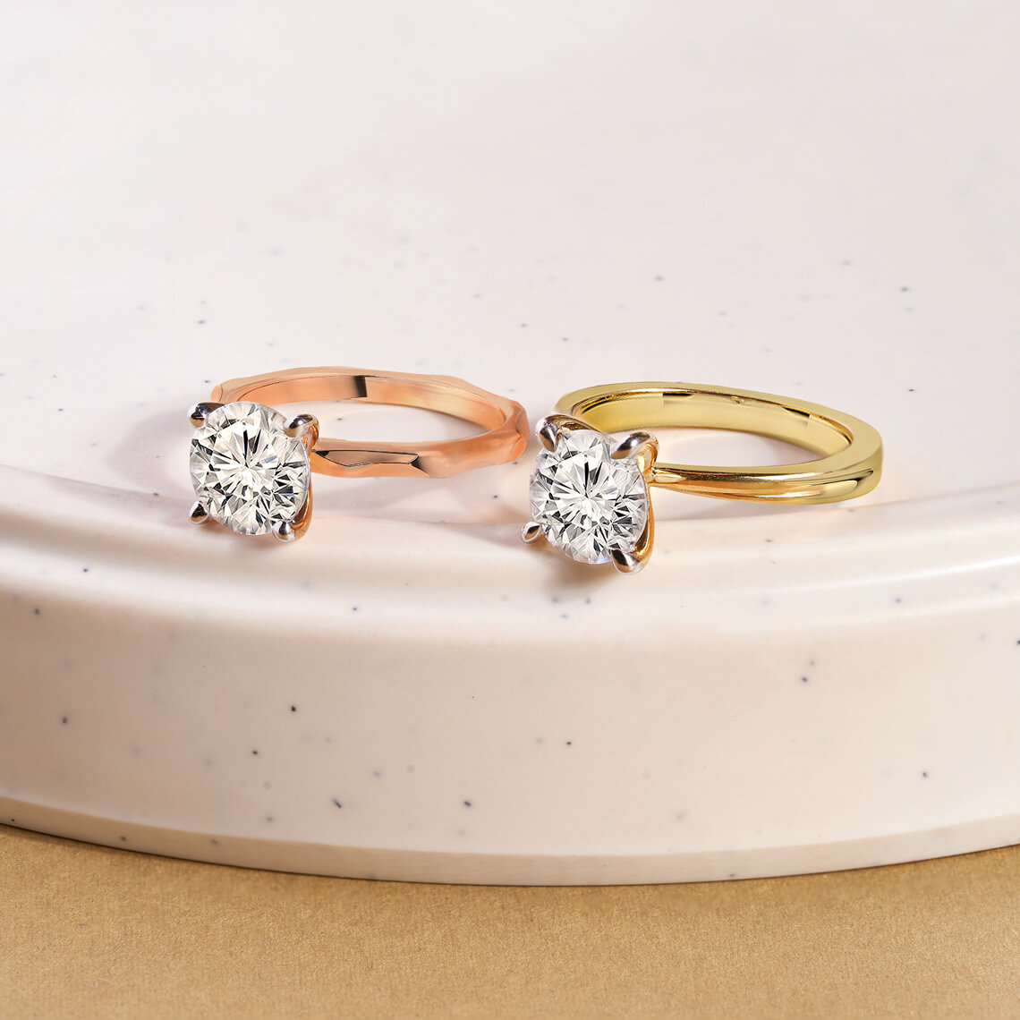 Solitaire engagement rings