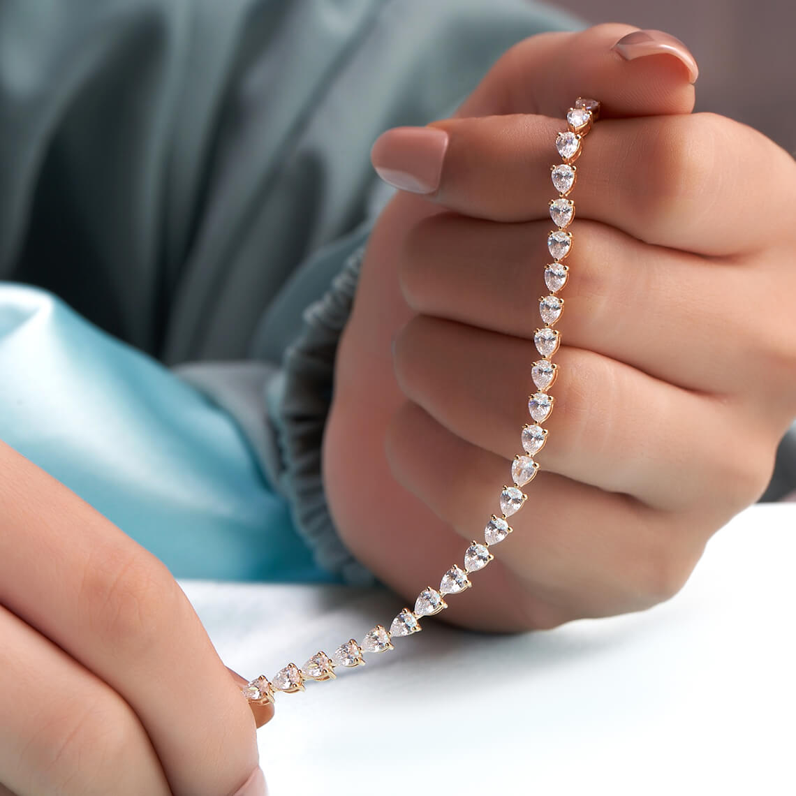 Serene Tennis Bracelet